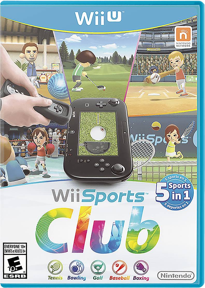 Wii Sports Club box art for Wii U